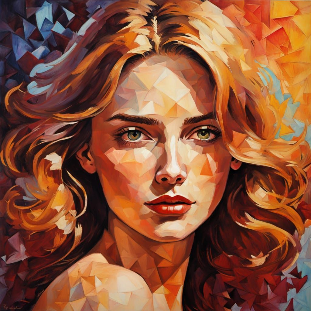 1940s Beauty in Neo-Impressionistic Impasto Painting