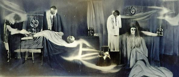 Spirit Photography: Doctor, Patient, and Departing Spirit