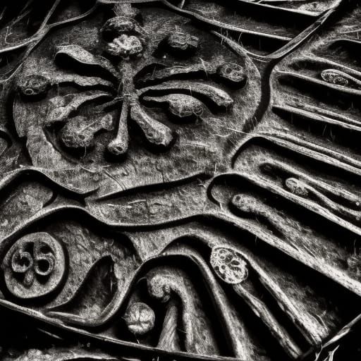 Hyperrealistic and Intricate Depiction of Death