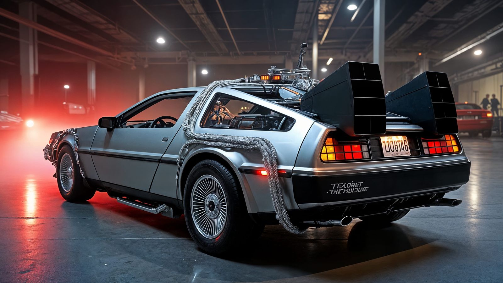 DeLorean Time Machine Car from Back to the Future
