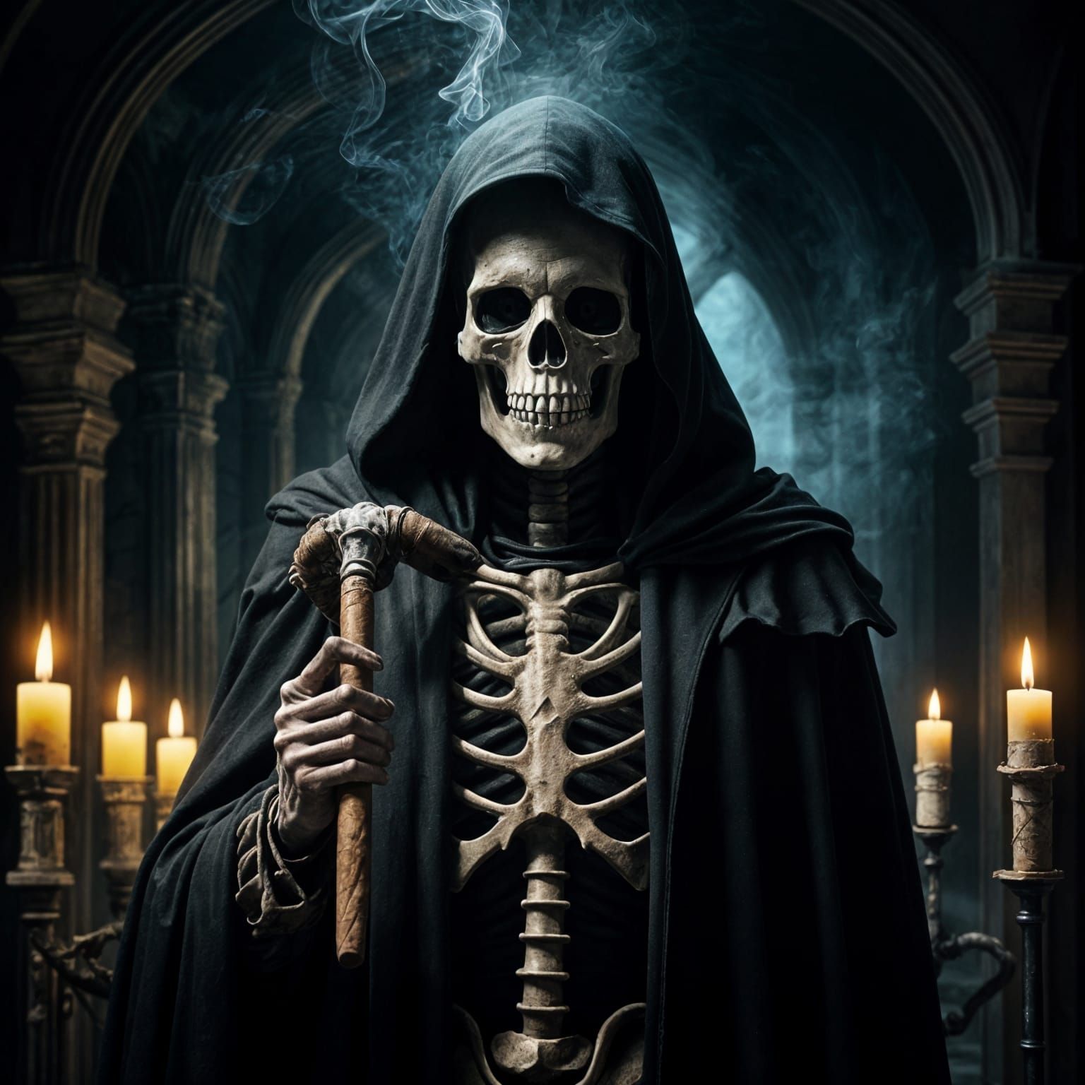 Death Revealed in a Smoky Atmosphere