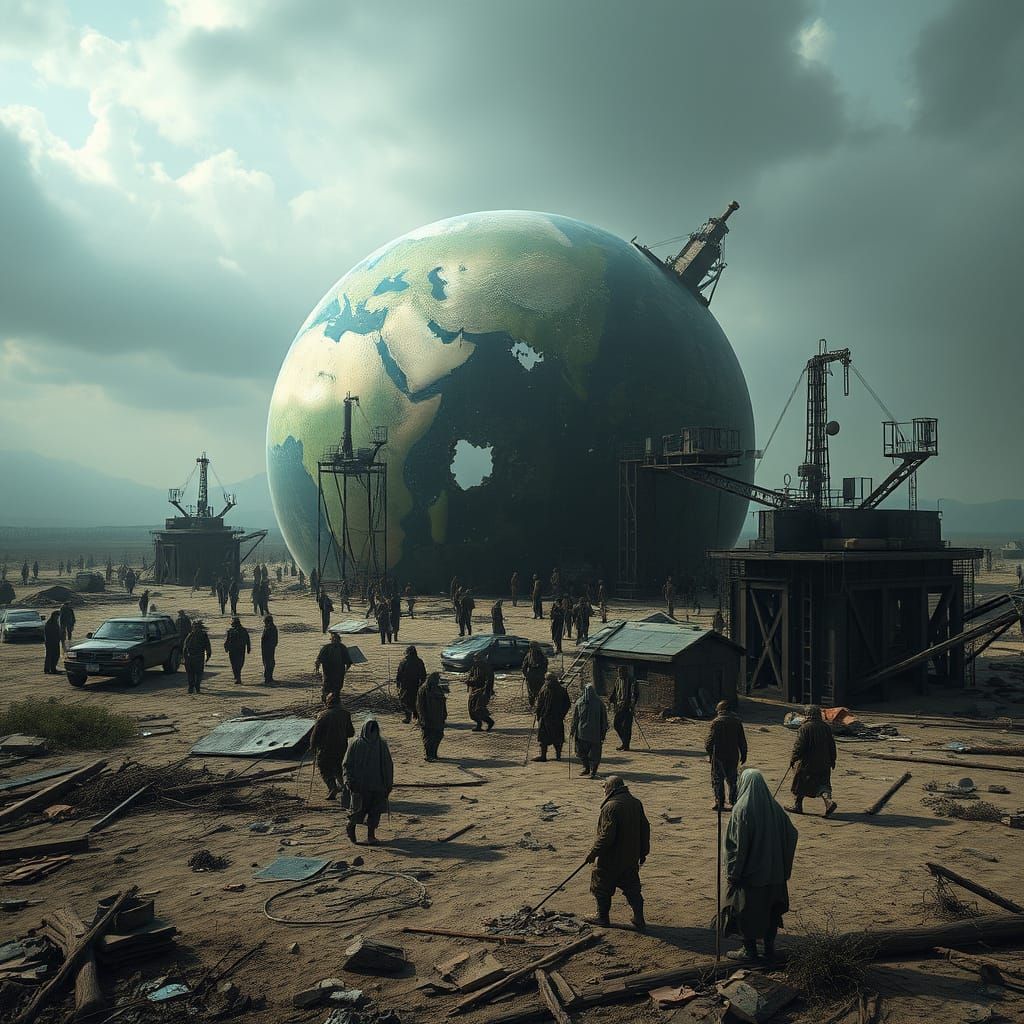 Dying Earth Suffers in Dystopian Ruins