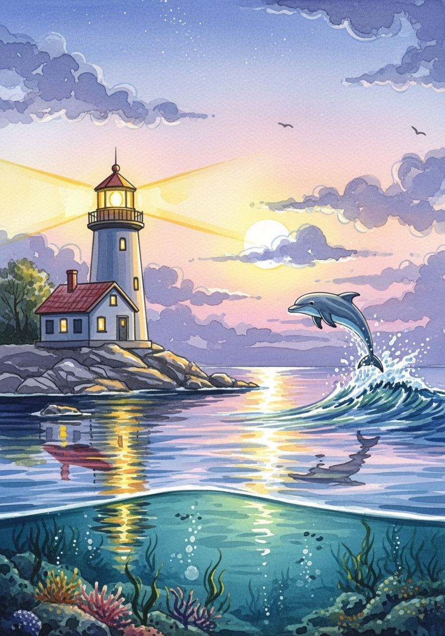The Lighthouse at Dolphin Bay
