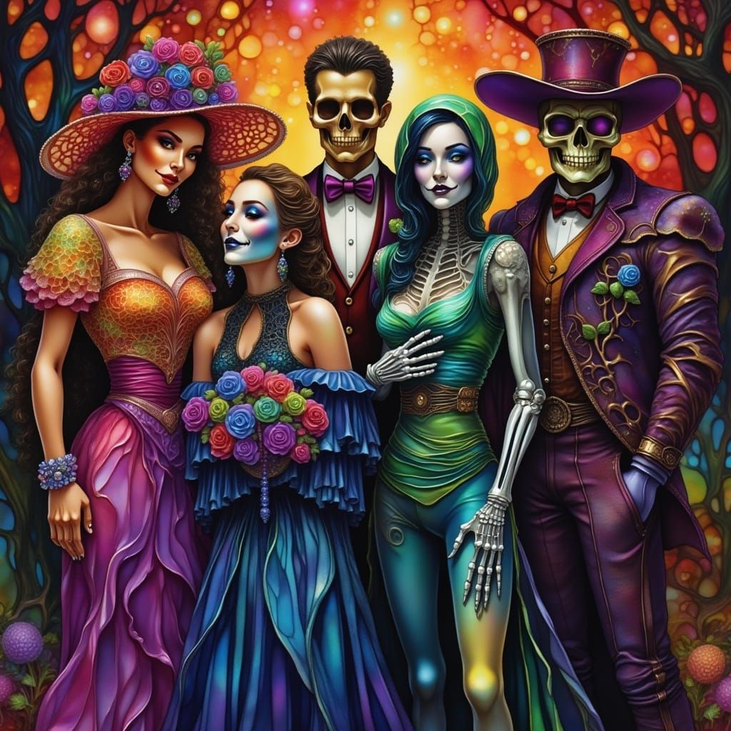 Spooky Prom Night: Ghouls, Ghosts, and Skeletons Dance