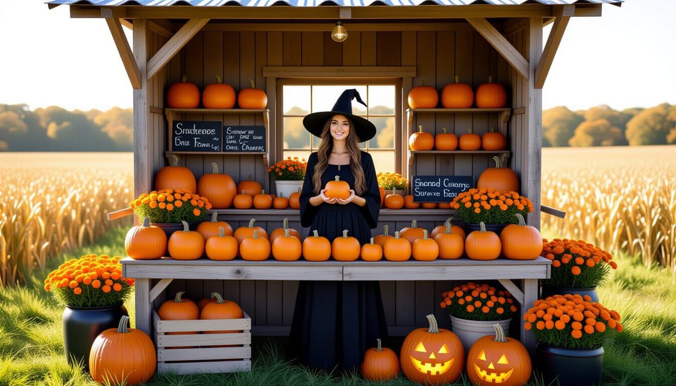 Halloween Witchy Farm Stand