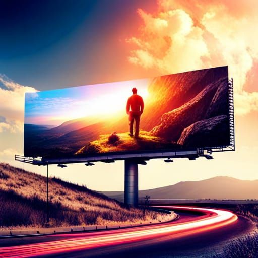 Billboard Design: How to Find Yourself, Hyperrealistic