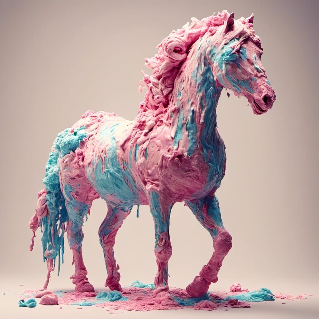 Ice Cream Wild Horse: A Sweet Creation