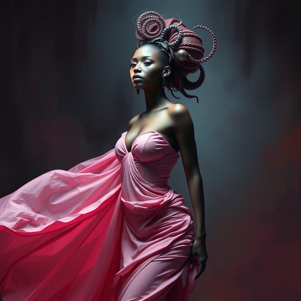 Surreal Afrofuturist Goddess Blends Cyberpunk and African Ar...