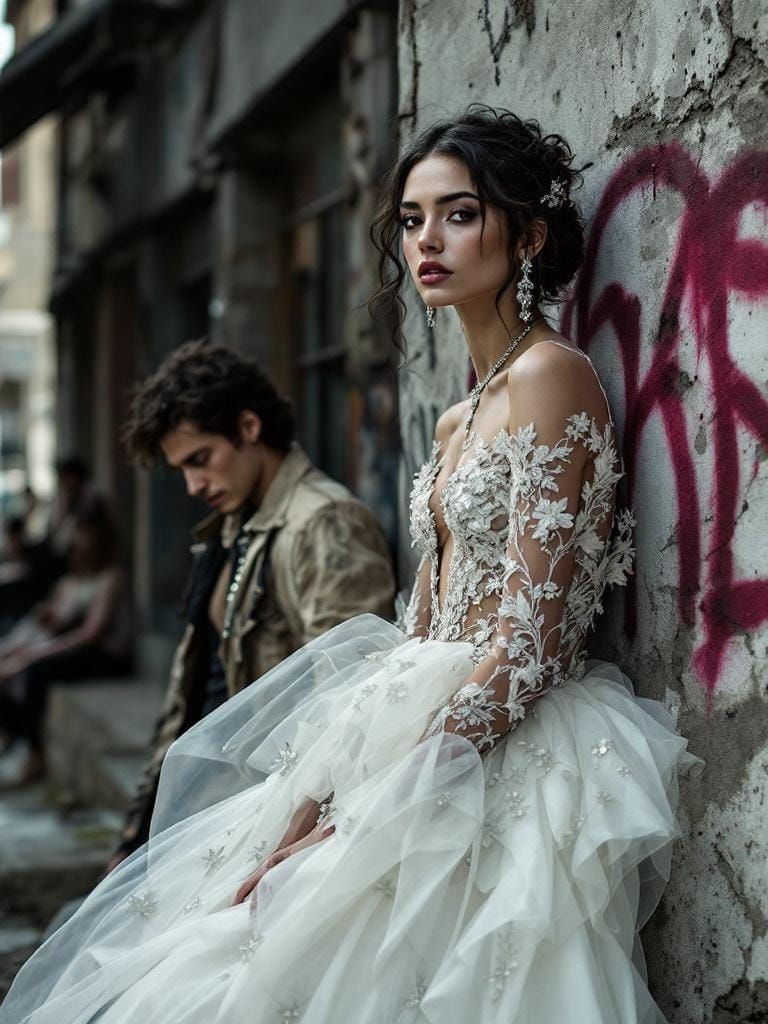 Ethereal Elegance and Bold Structural Elements