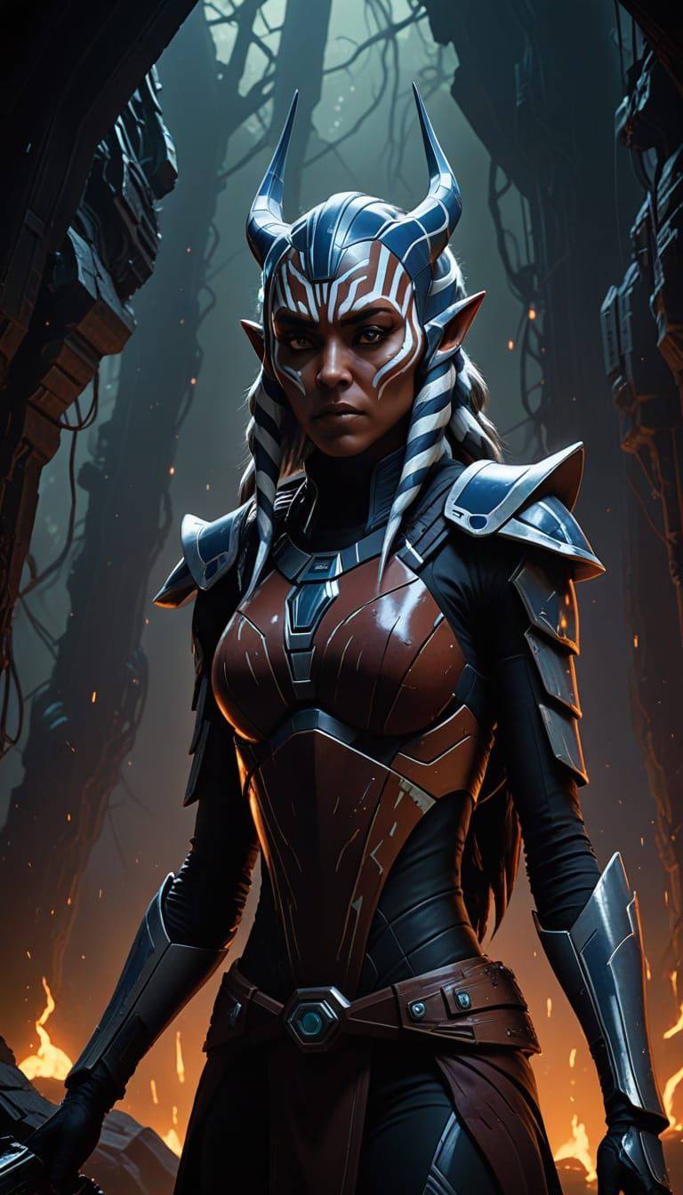 Zerg Ahsoka: Sinister Sci-Fi Horror Queen