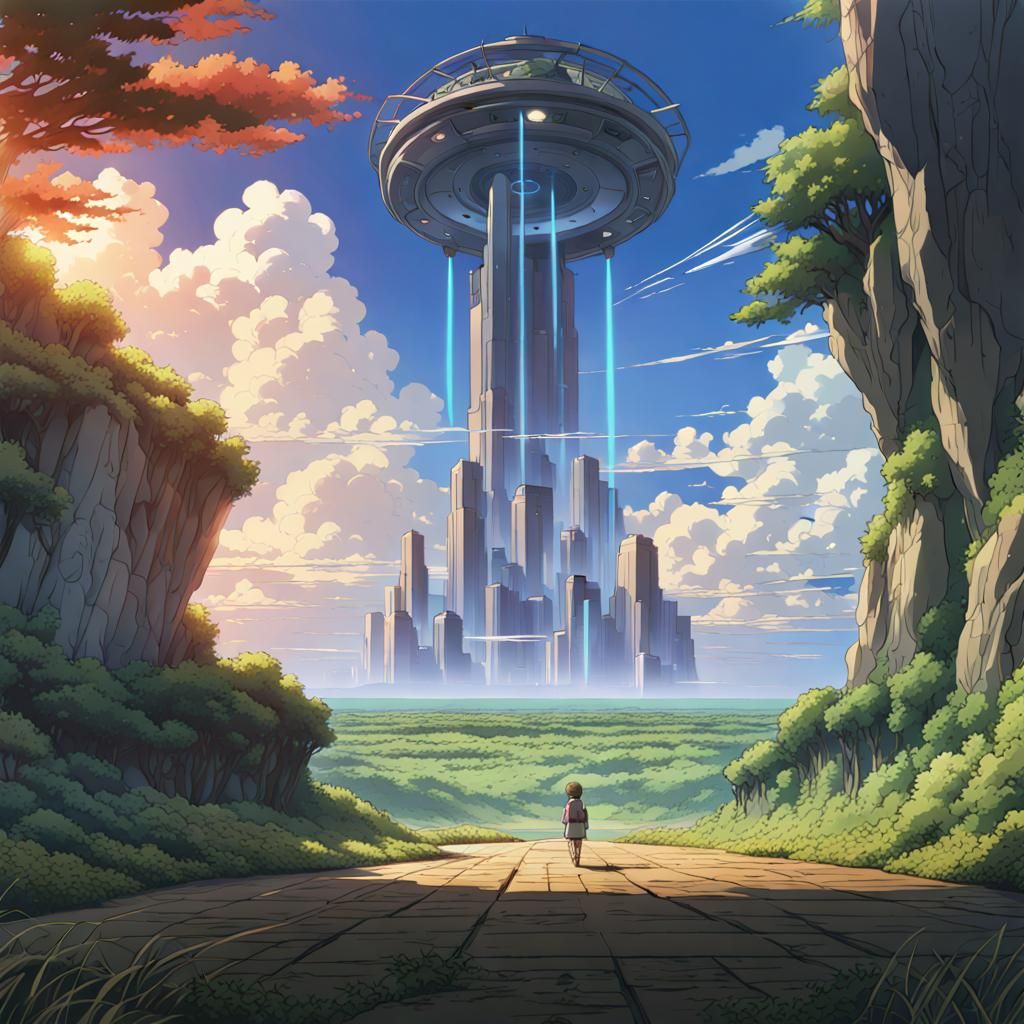 Halo Armageddon: Studio Ghibli Anime Key Visual