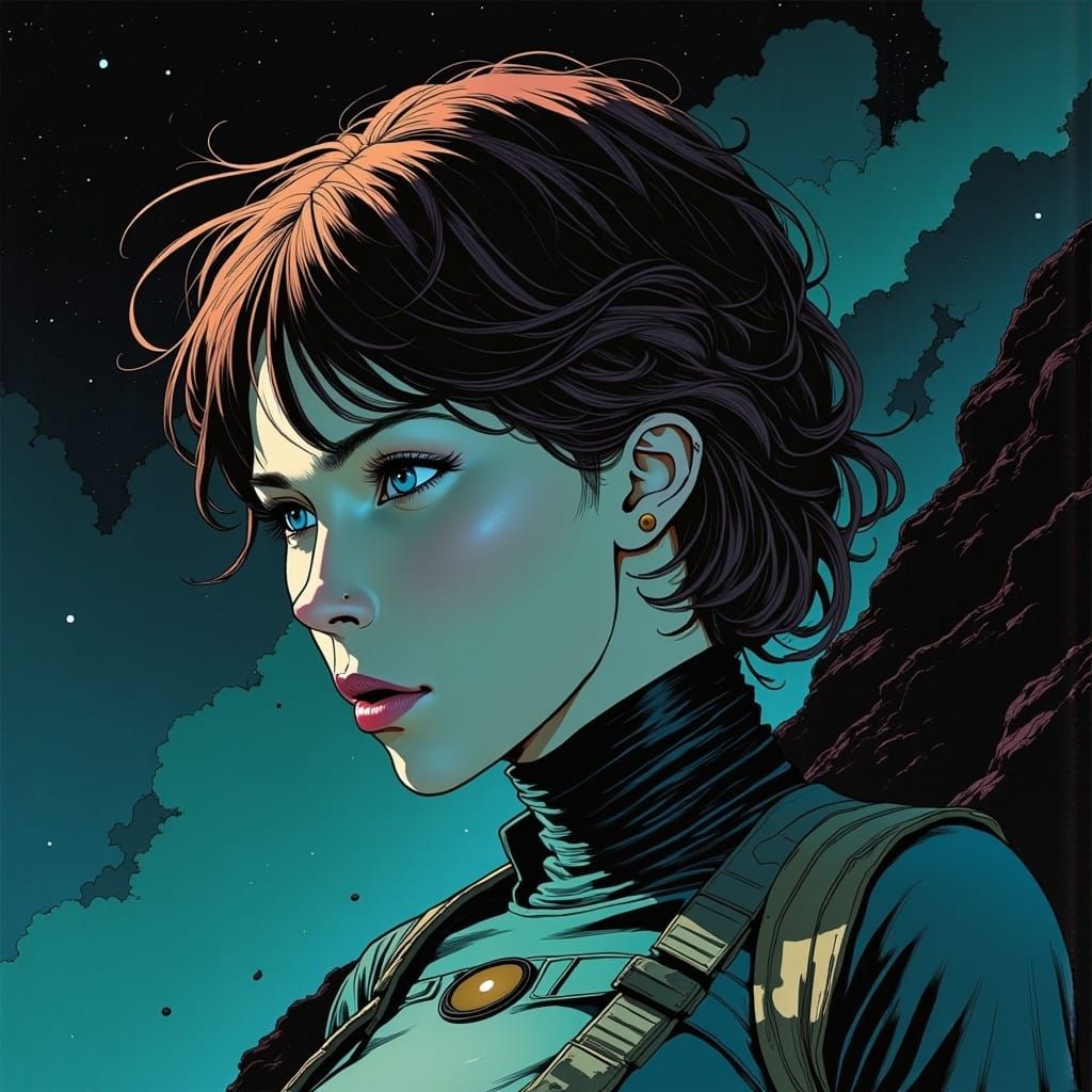 Zelda Inspired Nausicaa Portrait in Insomniac Games Style