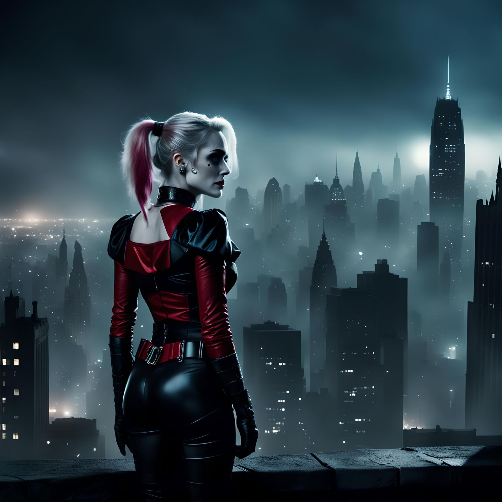 Sharon Stone as Harley Quinn in Gotham
