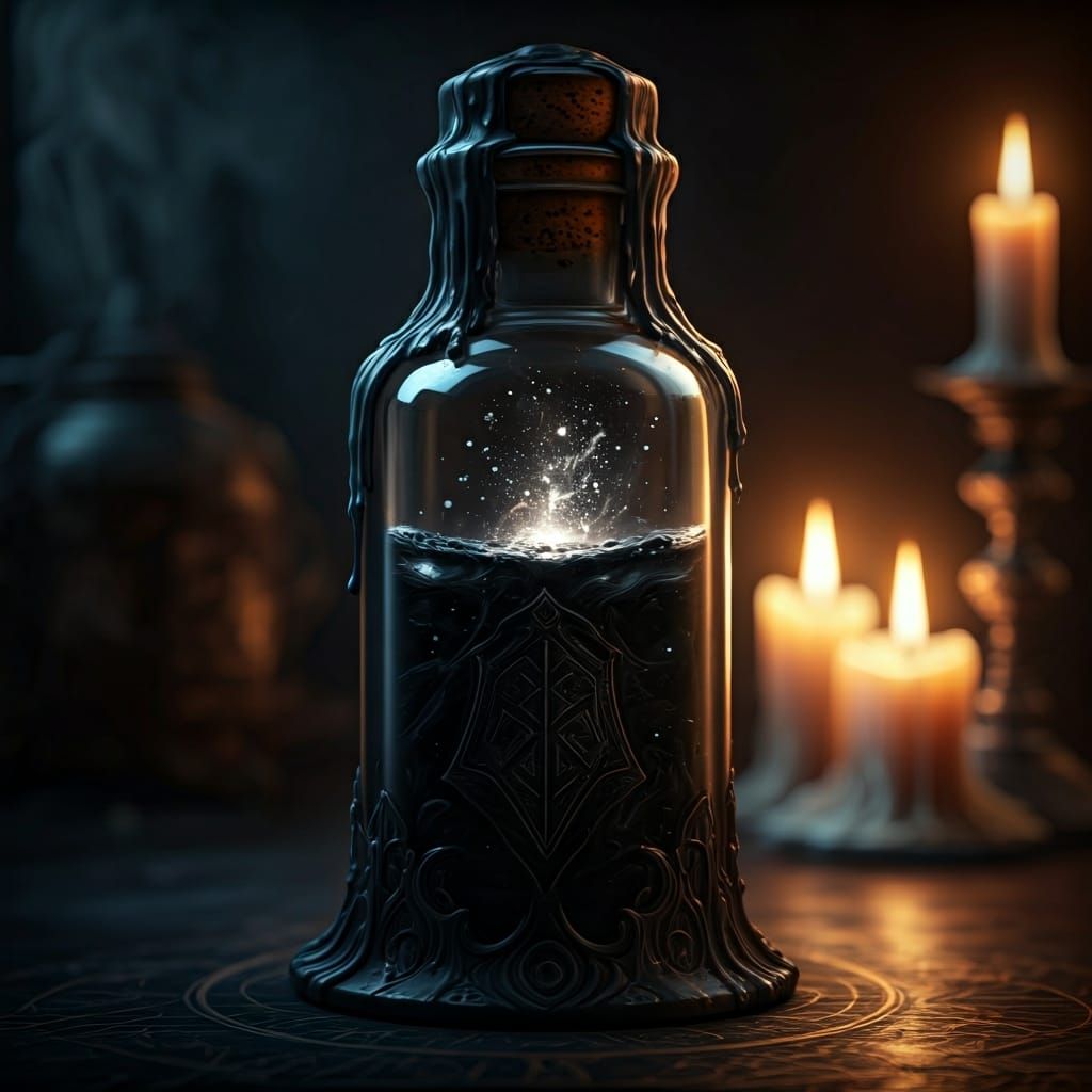 Dark Fantasy Potion of Trapped Darkness