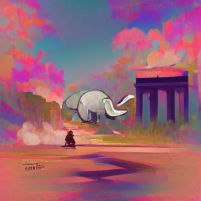 AI-Generated Elephant Image