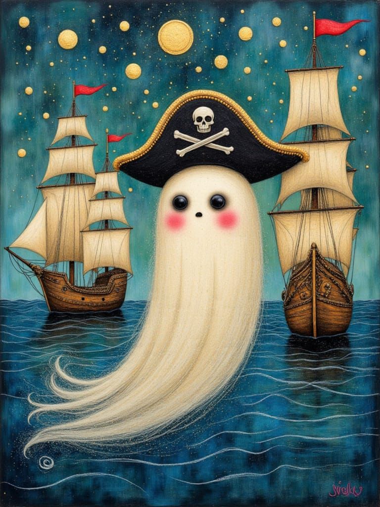 Pirate ghostie 👻🏴‍☠️