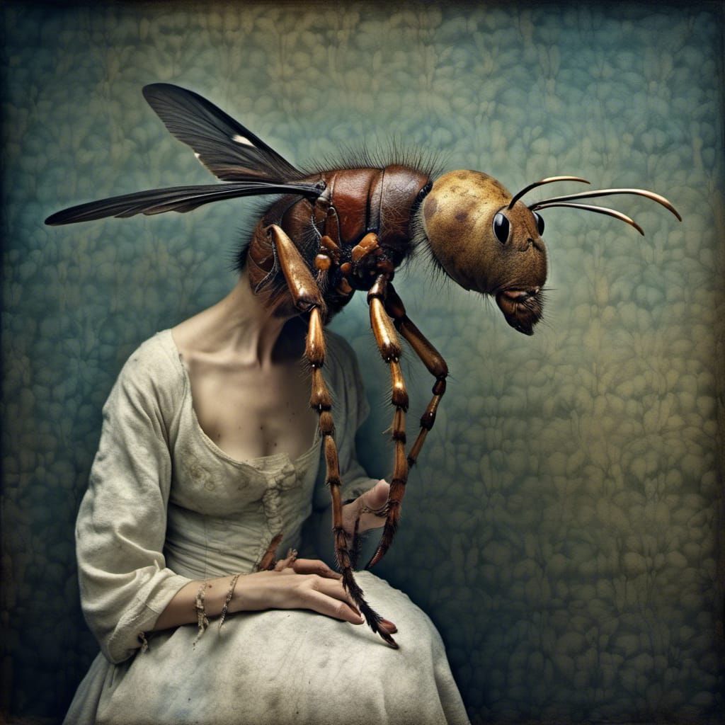 Surreal Alien Creatures in Hyperrealistic Detail