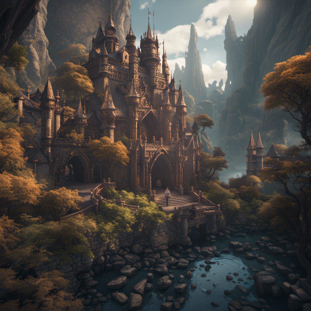 Fantastical Kingdom Concept Art in Deep Color