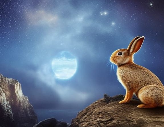 Rabbit Among the Stars: A Digital Masterpiece