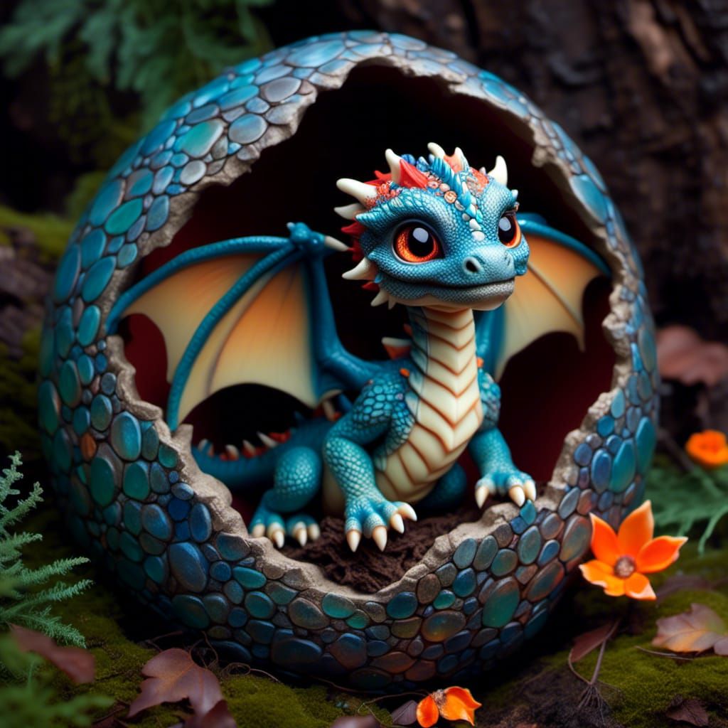 Red Dragon Hatchling in Magic Glen