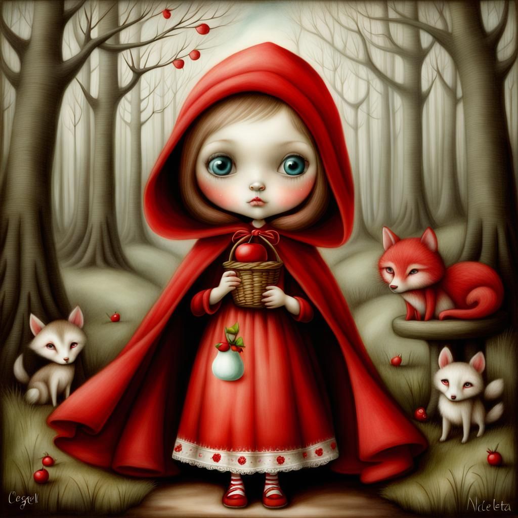 Nicoletta Ceccoli/Little Red Riding Hood
