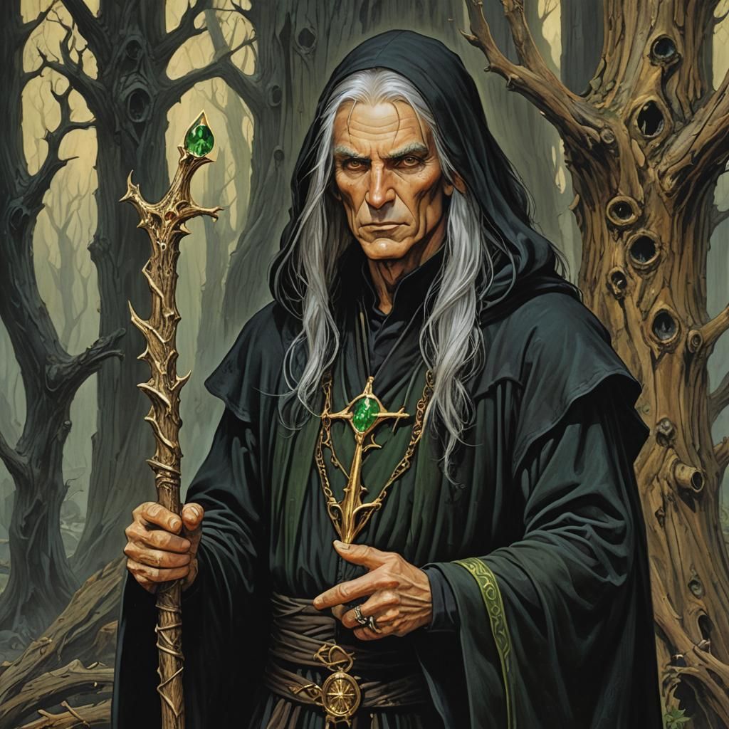 Raistlin Majere, the Eerie Mage in the Dead Wood