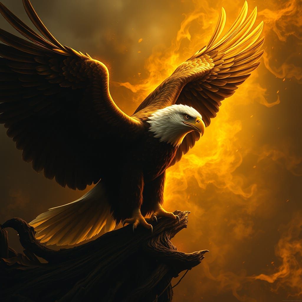 Eagle's Resilience in the Face of Adversity