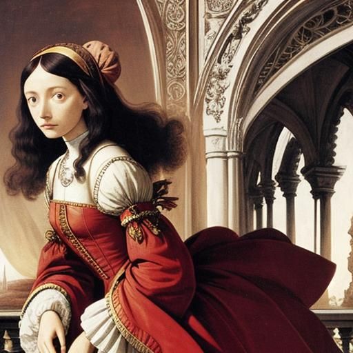 Evocative Renaissance Scene