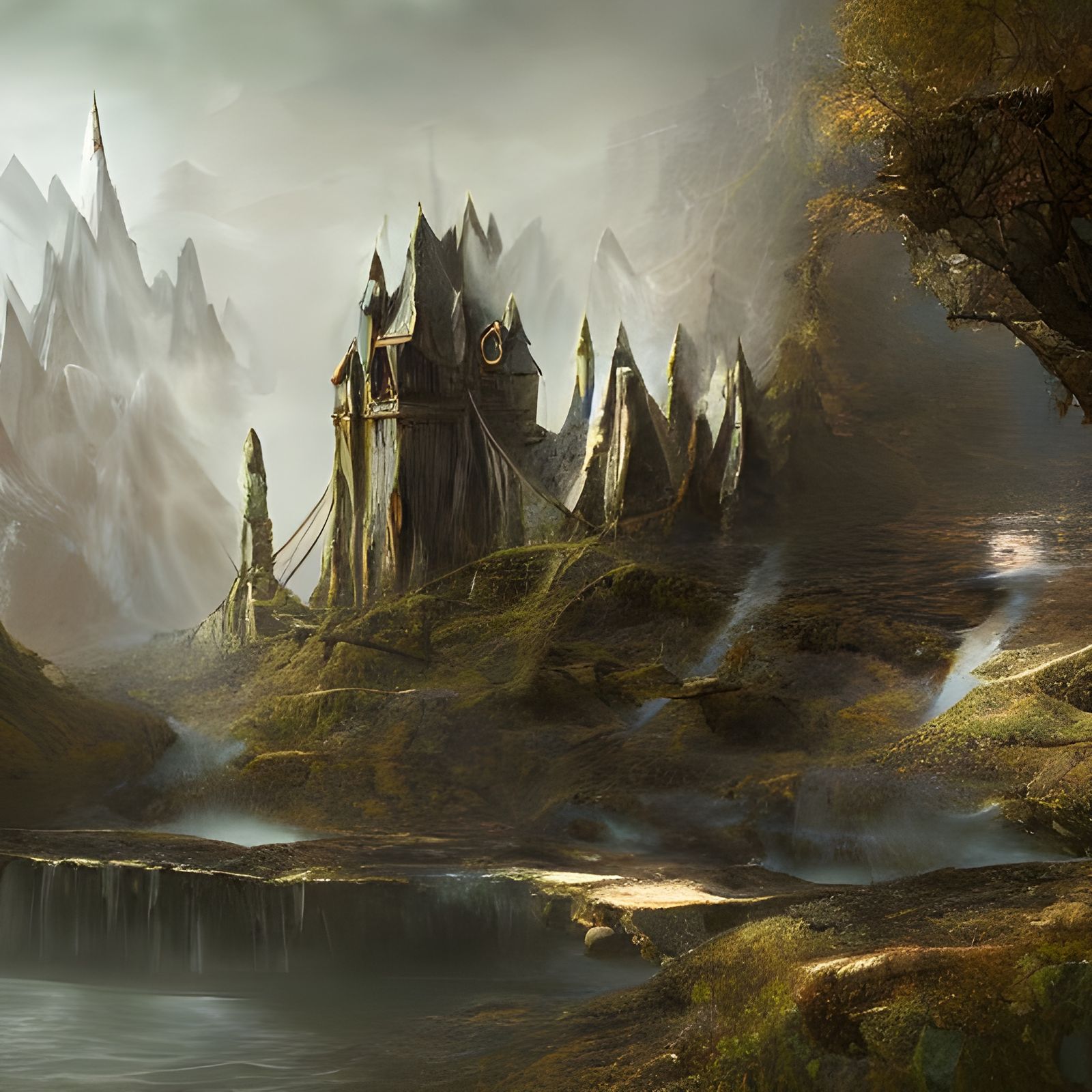 Uncontrolled Magic in Detailed Matte Painting