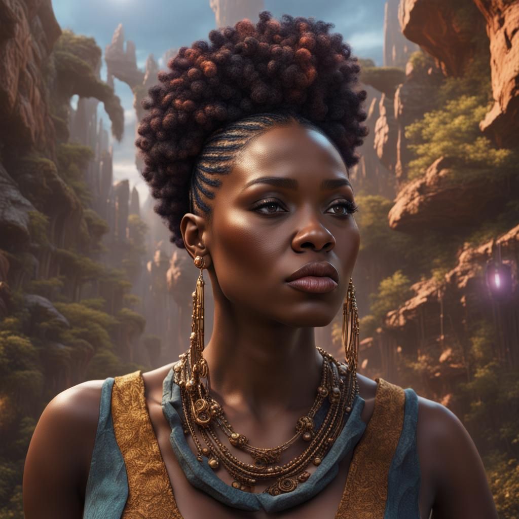 Empowered African American Women: Fantasy Concept Art