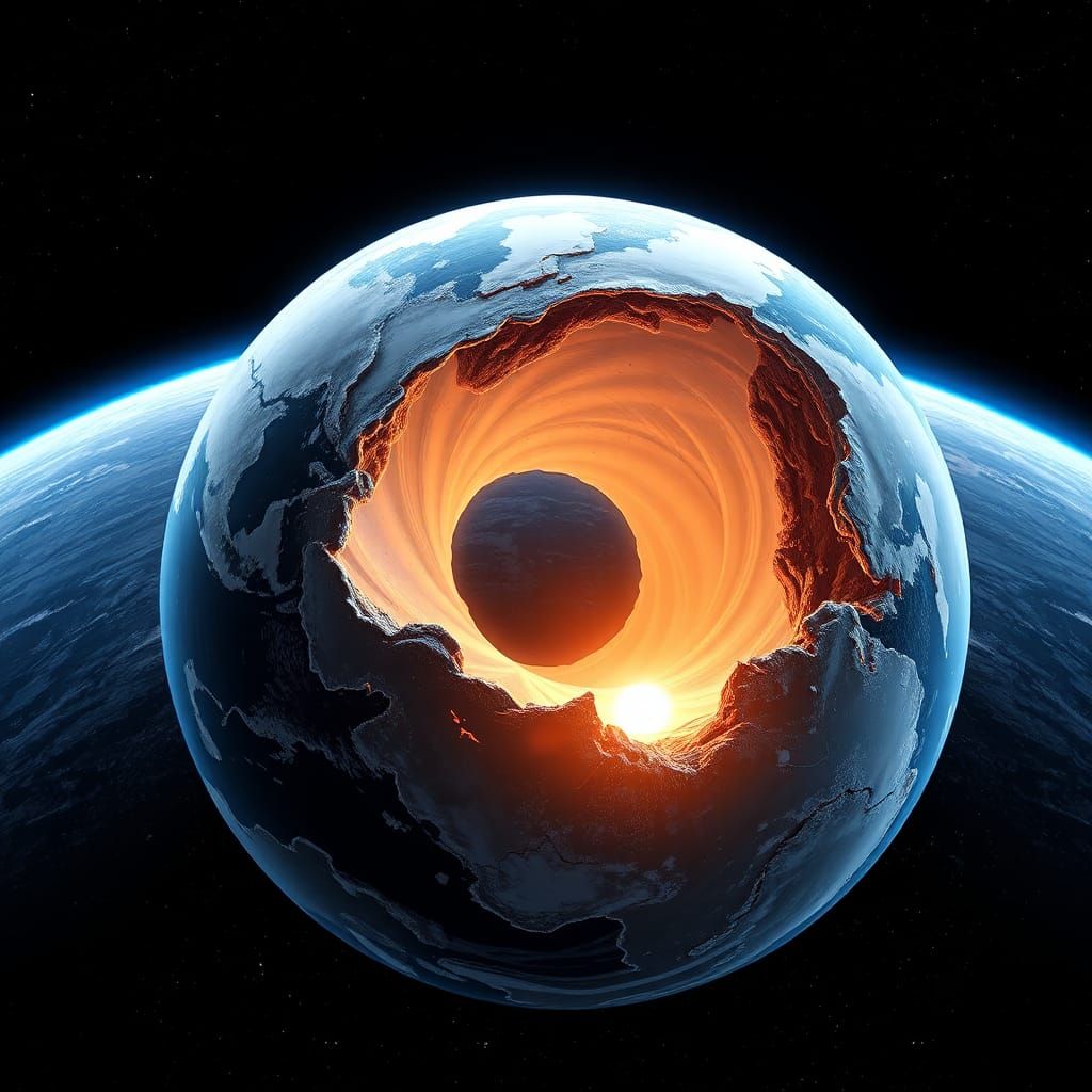 Earth in Space: 3D Rendering with Vortex