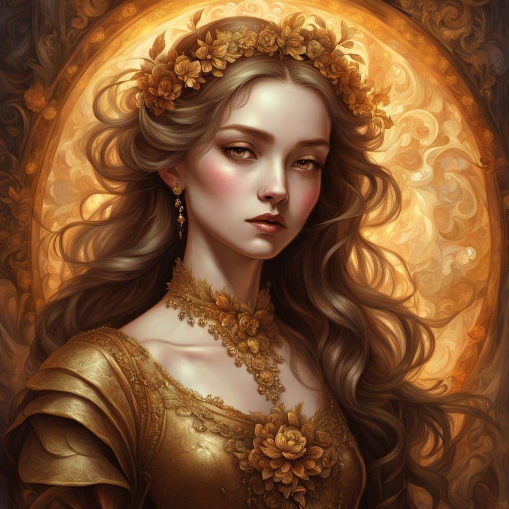 Ethereal Prismatic Illusion of Morgana in Baroque Realism