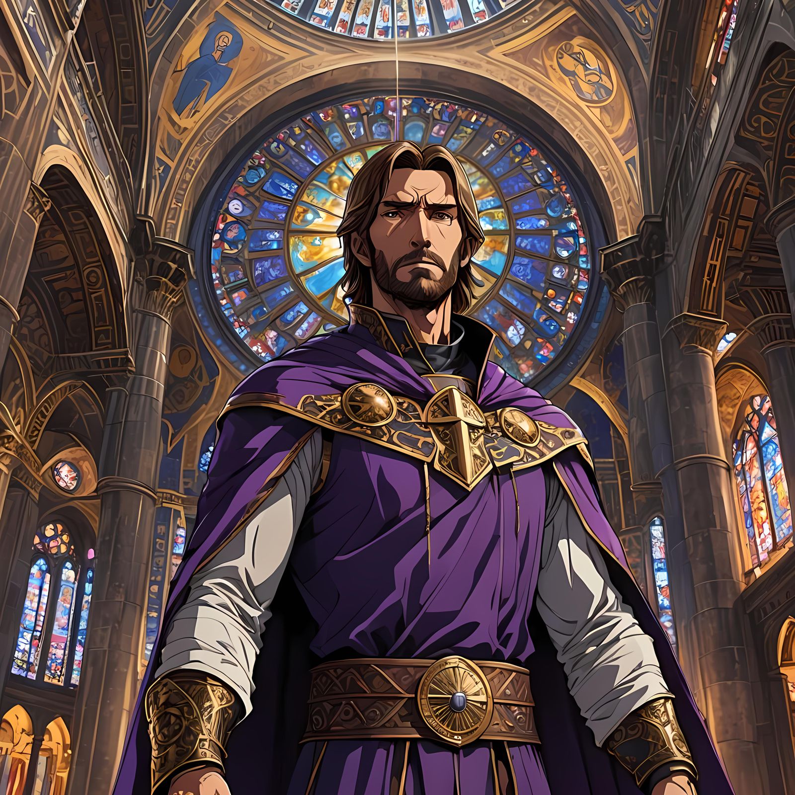 Byzantine Emperor in Hagia Sophia: Studio Ghibli Anime