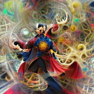Doctor Strange Multiverse: Abstract Digital Art