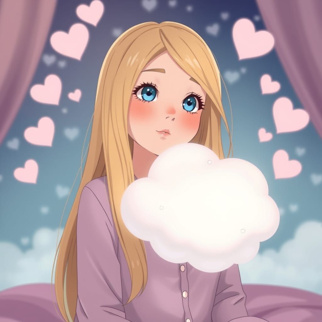 Dreamy Marshmallow Cloud Fantasy in Pastel Colors