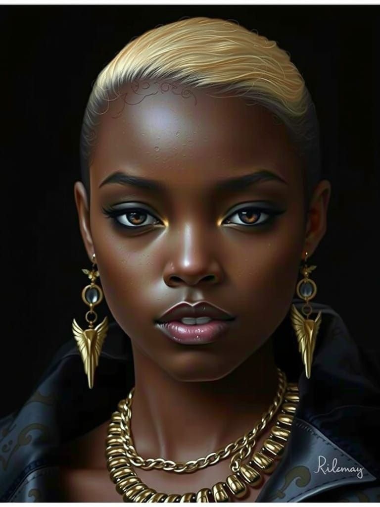 Ethereal Portrait of a Young Goddess in Pre-Raphaelite Style