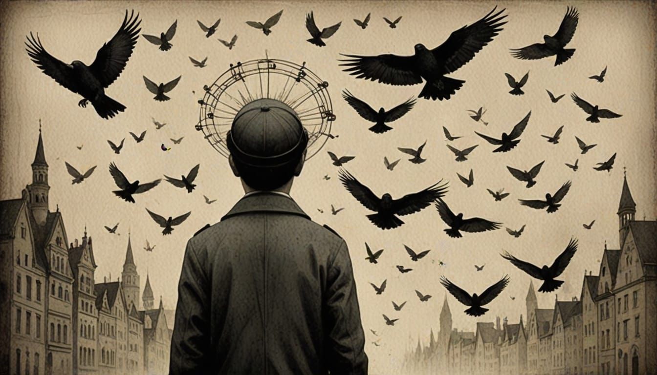 1960s Pop Culture Icon in Vibrant Colors