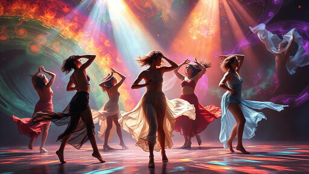 Interpretive Dance: Fluid Movement and Ethereal Music