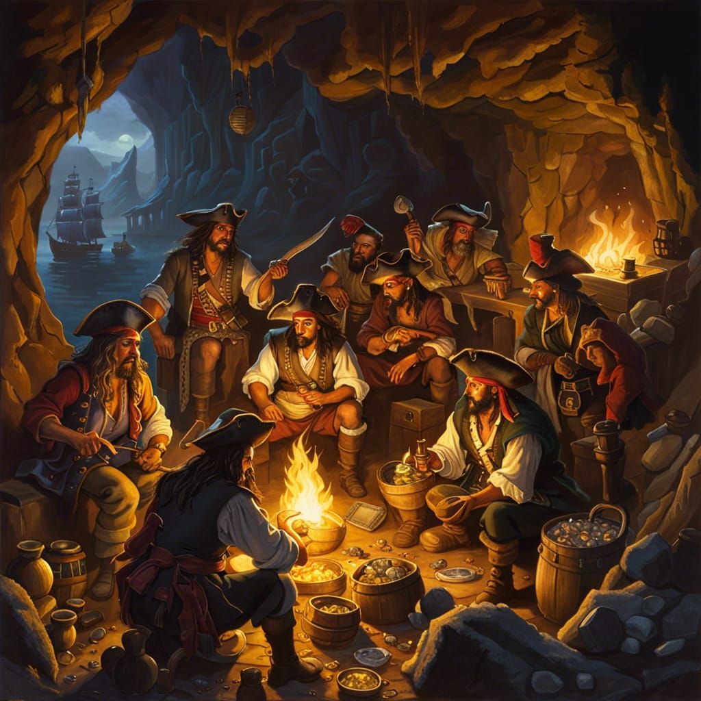 Pirates' Treasure Cave Celebration