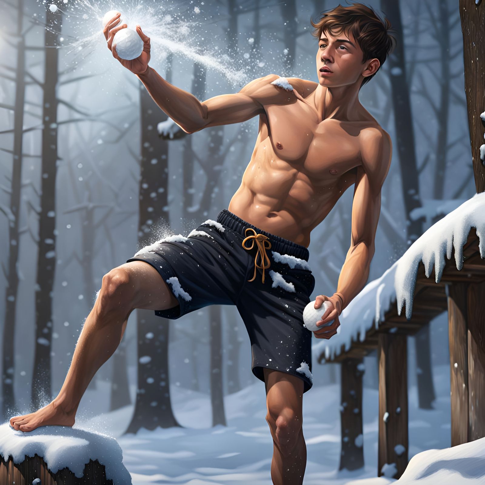 Snowball Fight Winter Challenge