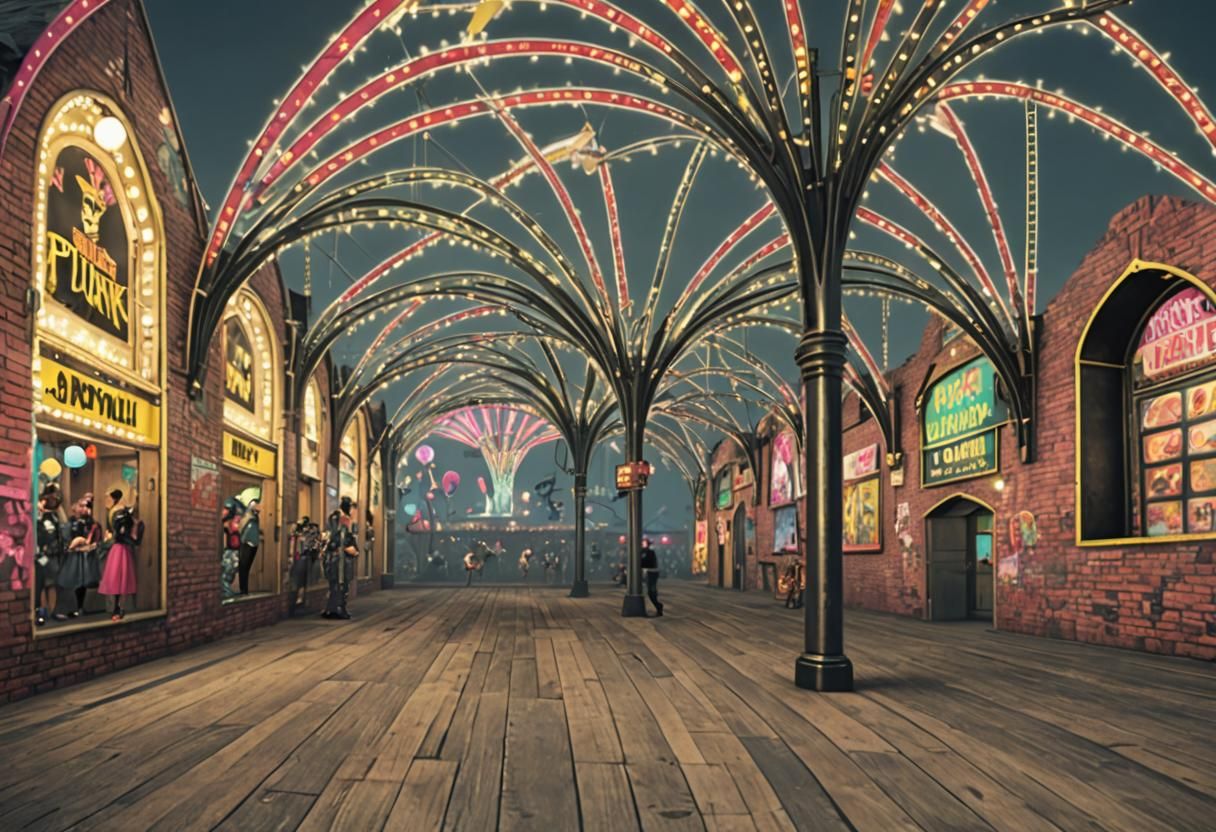 Cyberpunk Punk Carnival Extravaganza