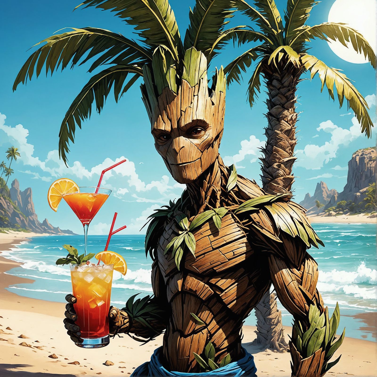Is that a Palm Tree, or Groot?