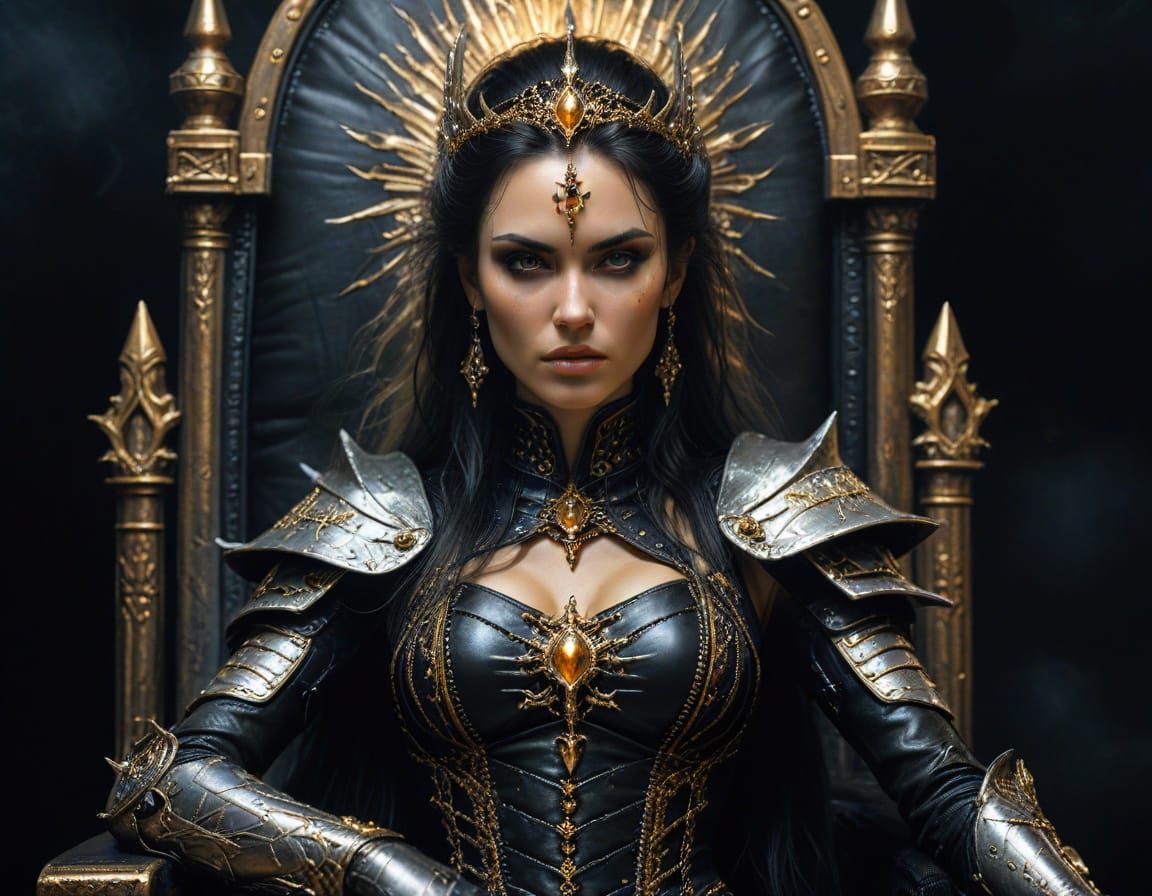 Countess Ascendant Portrait in Gothic Fantasy Style