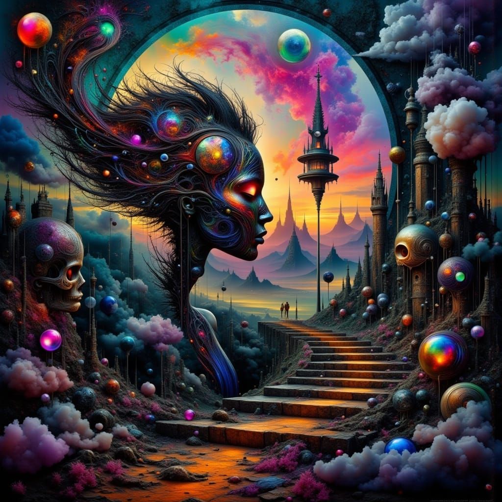 Ethereal Oasis in a Realm of Darkness