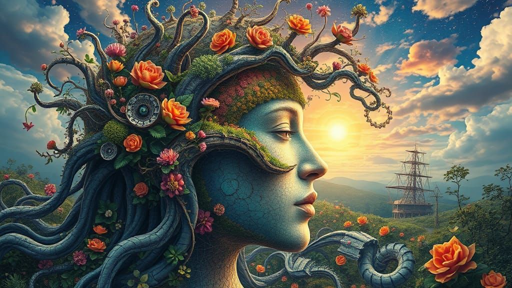 Intertwined Gaia: Dreamlike Mindscapes and Fantasy Plant Kin...