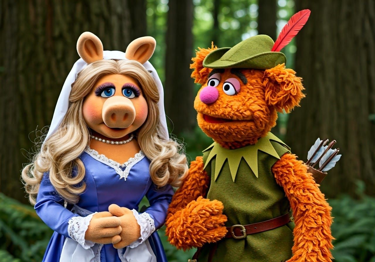 Muppets in Medieval Sherwood Forest