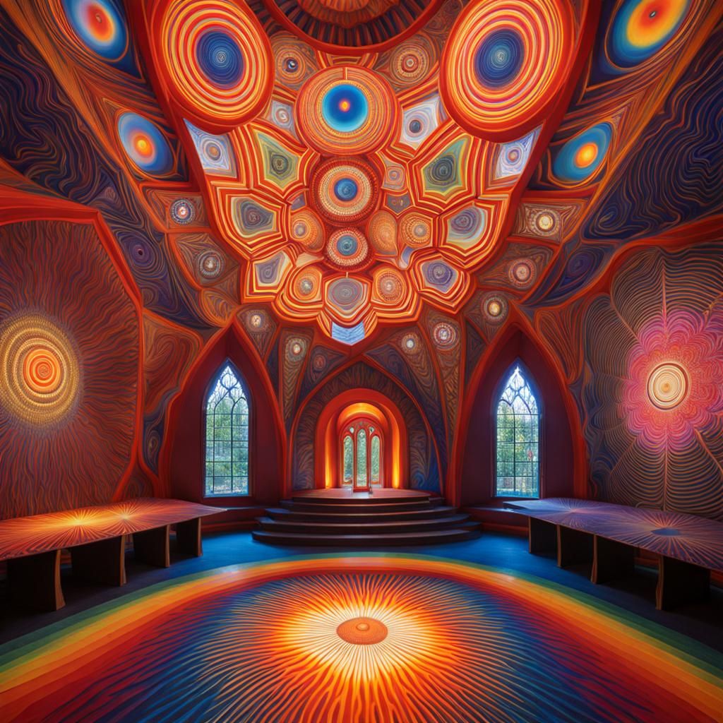Visionary Chapel: Pop Explosion in Sacred Mirrors