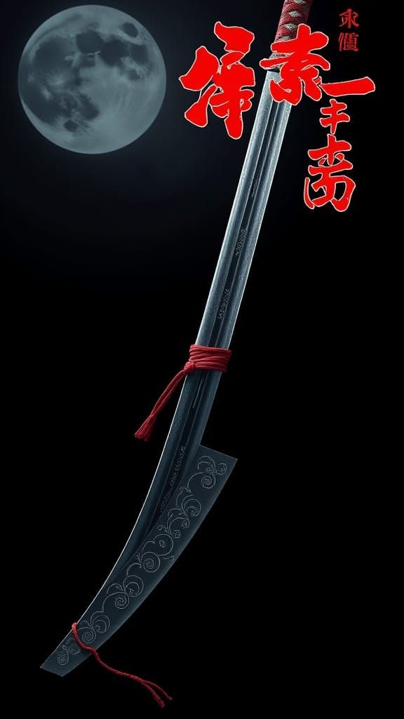 Epic Dark Samurai Concept Art Wallpaper with Intricate Katan...