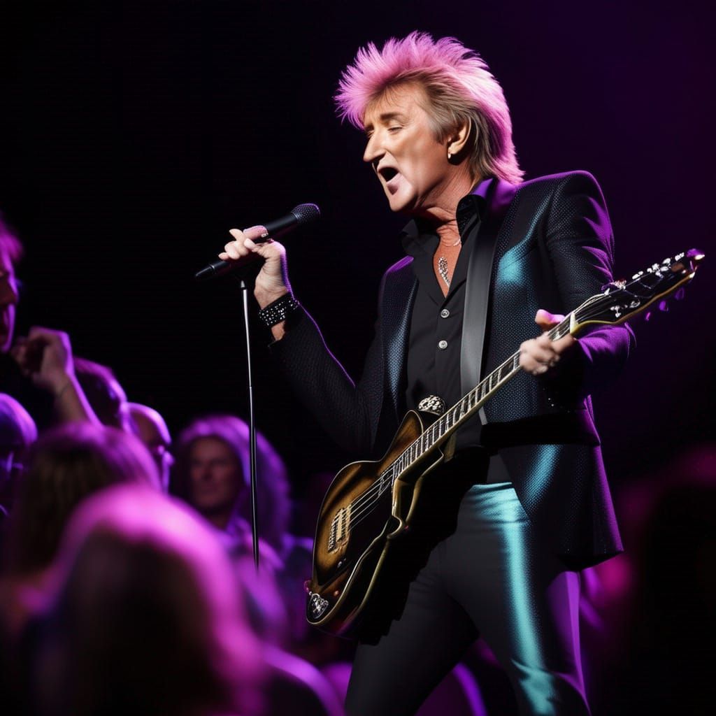 Rod Stewart Live at Fear 2 Stop Concert