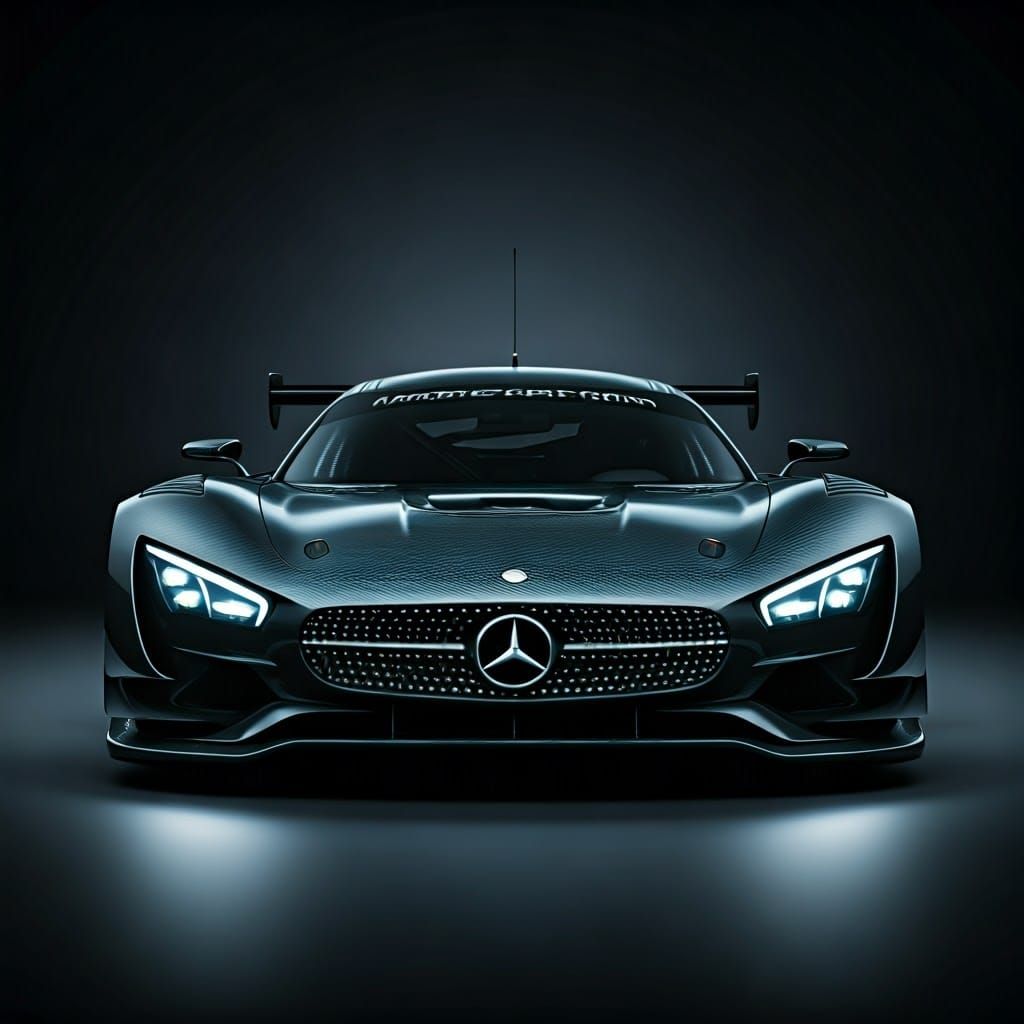 Futuristic Mercedes Vision GT LMP1 Race Car
